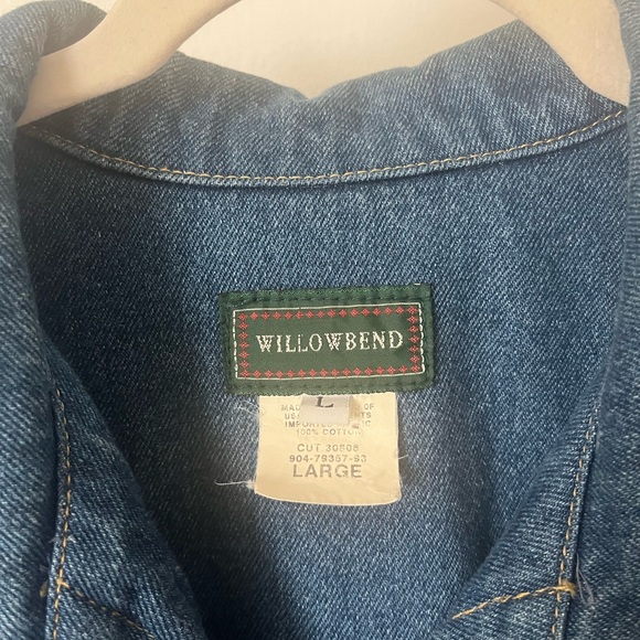 Cottage core vintage denim chore jacket - Picture 3 of 6
